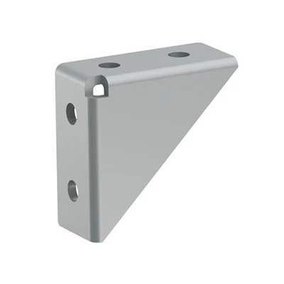 Soporte triangular de acero para canal